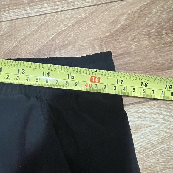 Eddie Bauer Women's Lined Pull On Pants Size 14 Black Polar Fleece Outdoor Hike - Picture 5 of 8